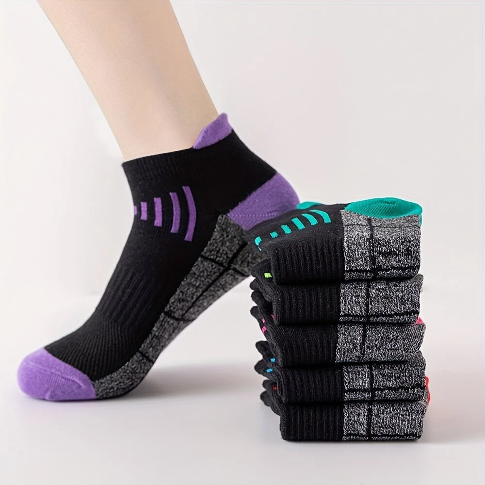 (image for) 6 Pairs Men's Ankle Socks, Anti Odor & Sweat Absorption Breathable Cotton Low Cut Socks Mens Sport Socks for Outdoor Running Cycling Hiking Wearing All Seasons Wearing