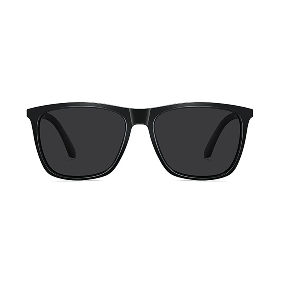 (image for) Fashion Black Square TAC Polarized Sunglasses UV400 Protection Sun Eyewear Glasses for Outdoor Cycling Driving Travel Fishing