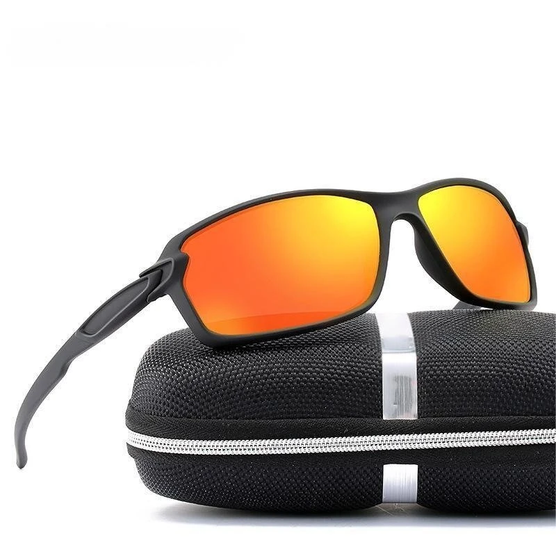 (image for) Men Polarized Sunglasses Fashion Square Sports Sun Glasses Male Driving Fishing Goggle UV400 Women Travel Eyewear